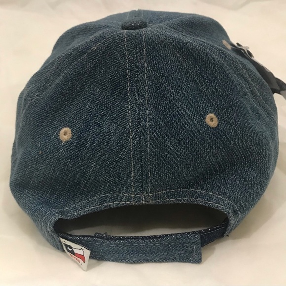 Don't Mess with Texas Cotton Red White Blue Adjustable Ball Cap NWT - Picture 6 of 13